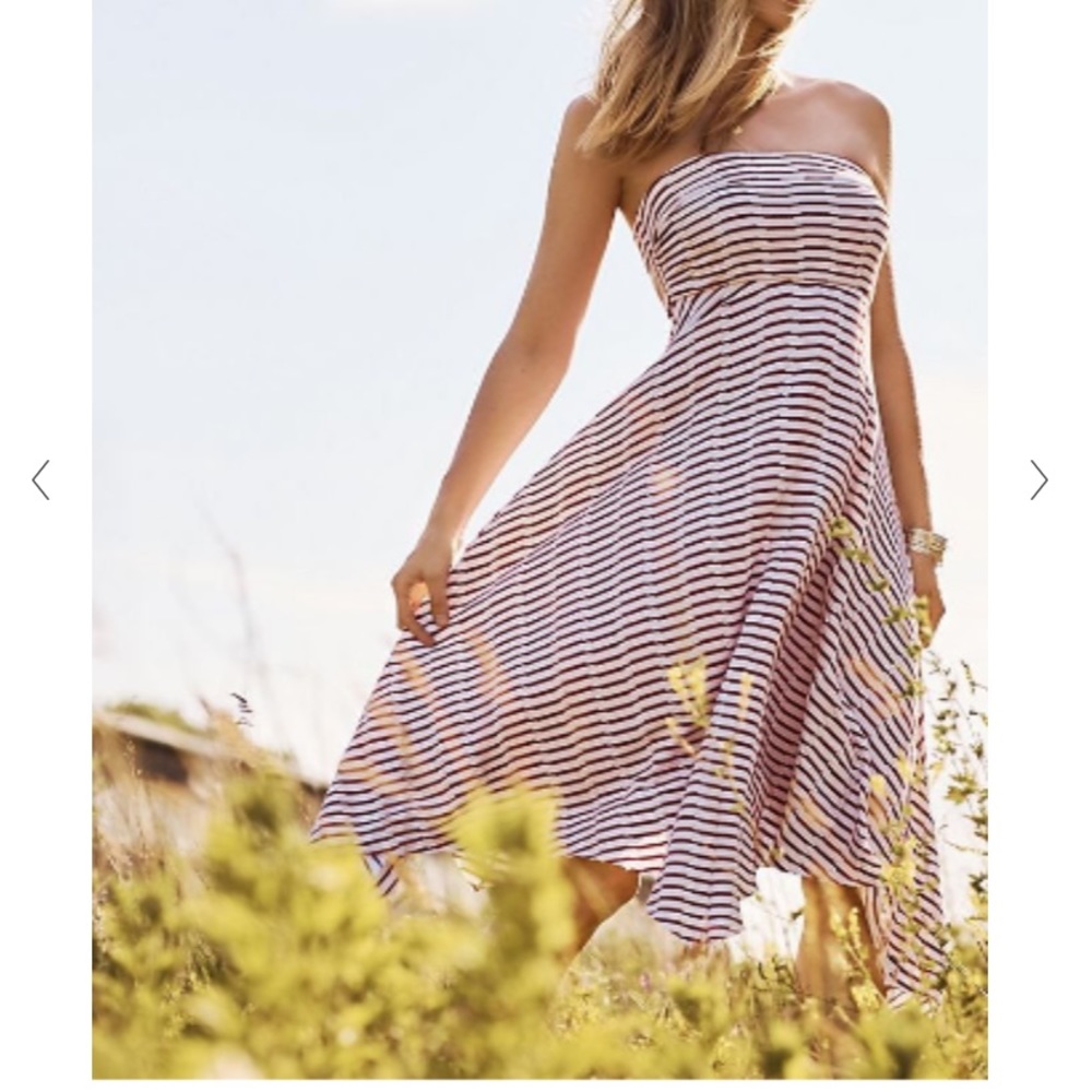 Anthopologie Maeve Caleta Striped Dress